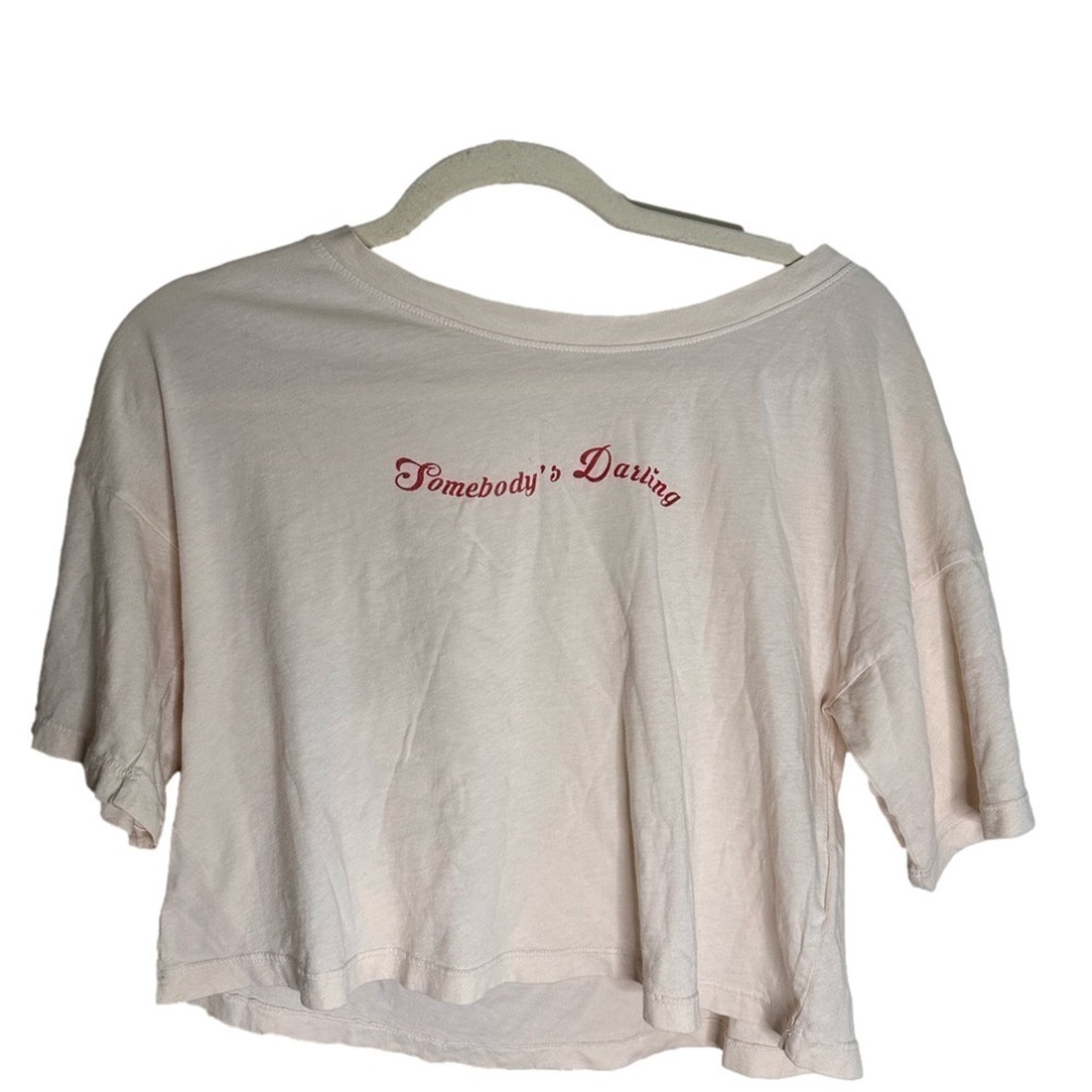 🤍 MATE the Label Somebody’s Darling Cropped Tee NWOT | Size S - Picture 4 of 5